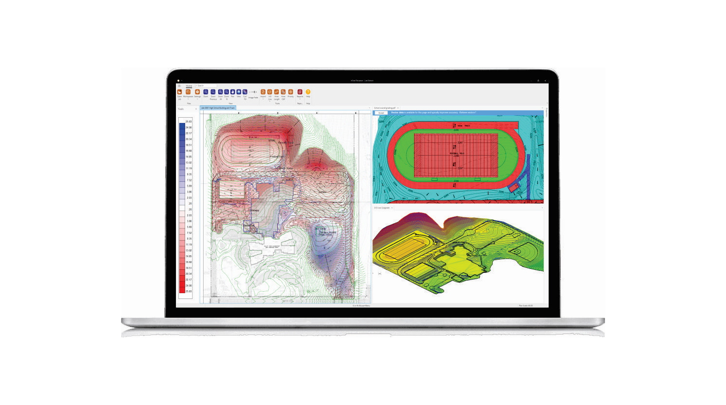 In Site Elevation In Laptop