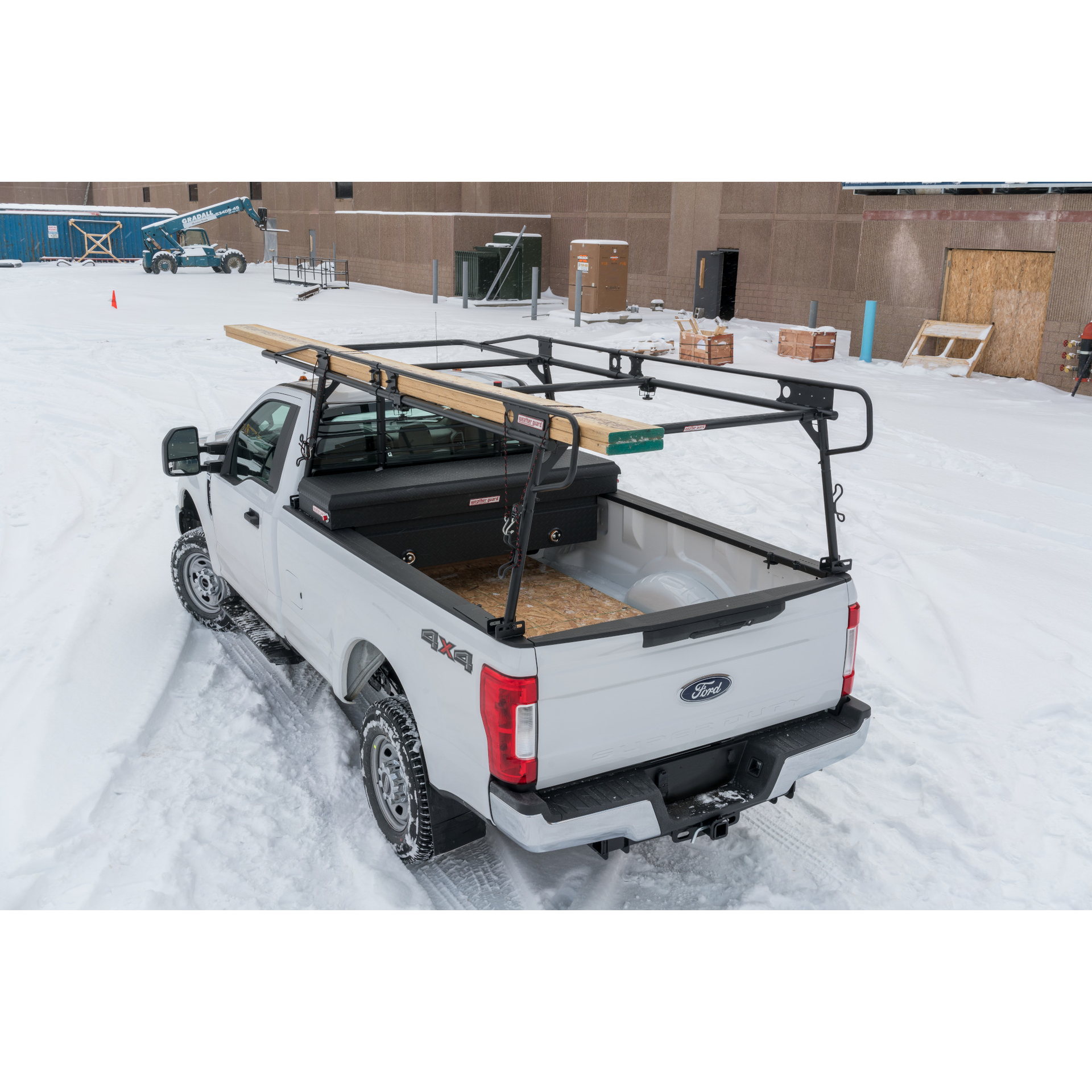Weather Guard Heavy Duty Truck Rack Ei Truck Left Wood High