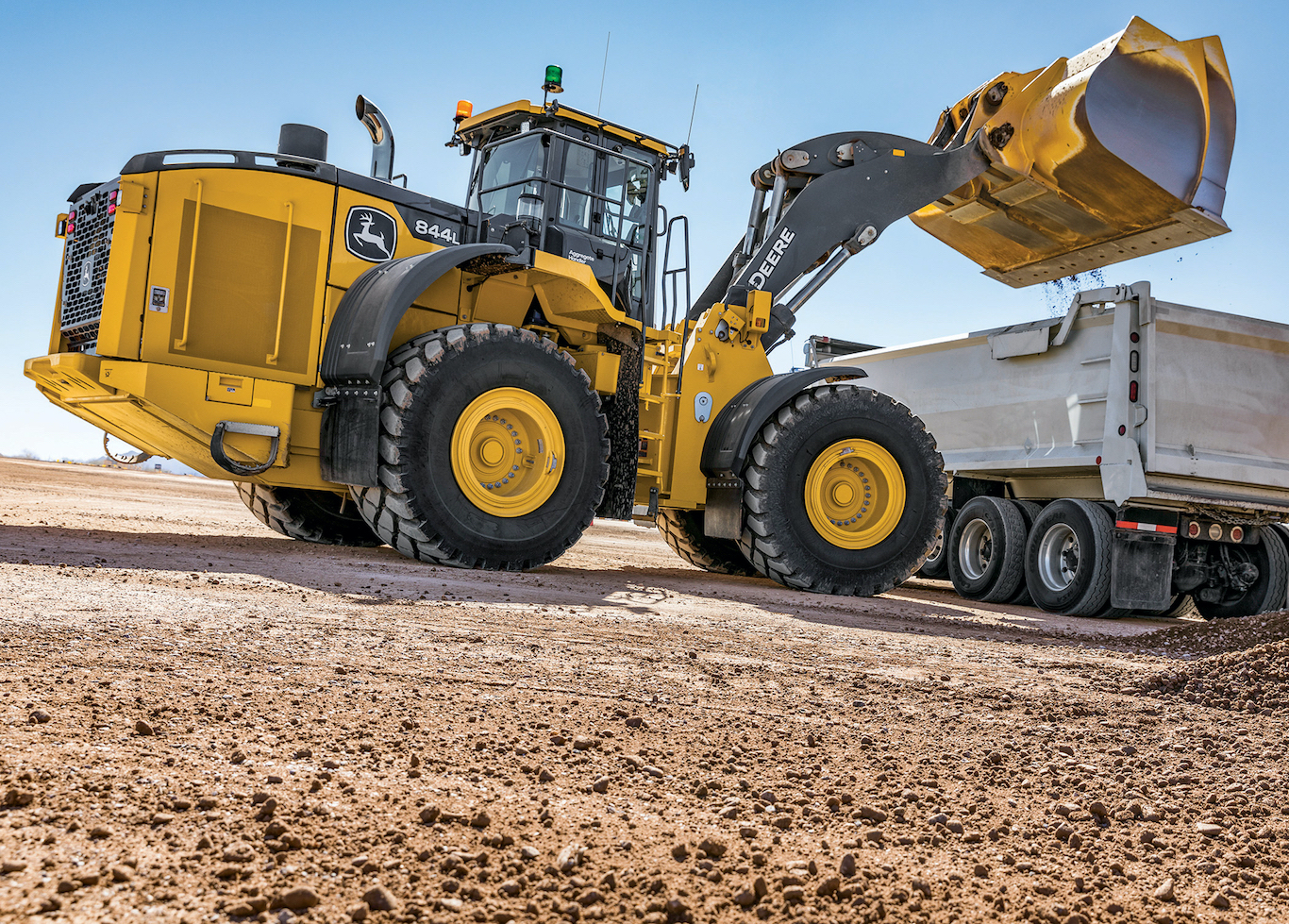 Ensuring the loader is properly sized for the application and equipped with the appropriate bucket, ground engaging tools and tires is an important first step for optimizing loading efficiency.