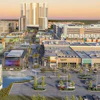The $800 million Dania Pointe mixed use development in Fort Lauderdale, FL, features retail shops, restaurants, offices, hotels, luxury apartments and a public event space.