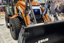 The 580 EV backhoe-loader operates with zero emissions, lowering the total carbon footprint for its owners.