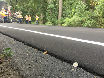 Because of the rapid cooling of thinlays, warm mix asphalt (WMA) technology can be used to aid in proper compaction.