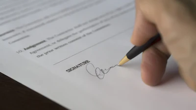 Agreement Blur Business Close Up 261621