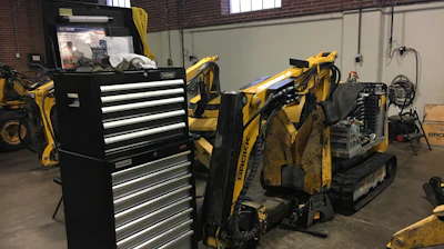At the new Brokk Demonstration and Service Center in Missouri, crews service and repair equipment in one to two weeks.