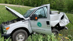 In Ohio, the Ohio DOT (ODOT) took to Facebook to plead with the public after they experienced their 12th work zone crash since February. A tractor-trailer crashed into the back of a moving ODOT truck that was towing an active lane change sign on US 30 west. The woman inside the pickup was injured and was taken to a Columbus hospital. The semi driver was uninjured.