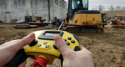 For remote control, having a clear line of sight to the vehicle is important both to ensure wireless communication integrity, but also to keep visual contact with your equipment in case of emergency.