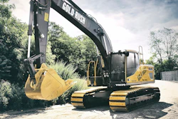 The proceeds from the auction of this one-of-a-kind Volvo excavator will benefit Building Homes for Heroes and Habitat for Humanity.