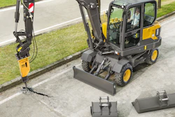 Like crawler excavators, wheeled excavators support a large number of attachments, making them a versatile addition to any fleet.