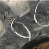 Shown is radial cracking in the upper sidewall due to under-inflation.