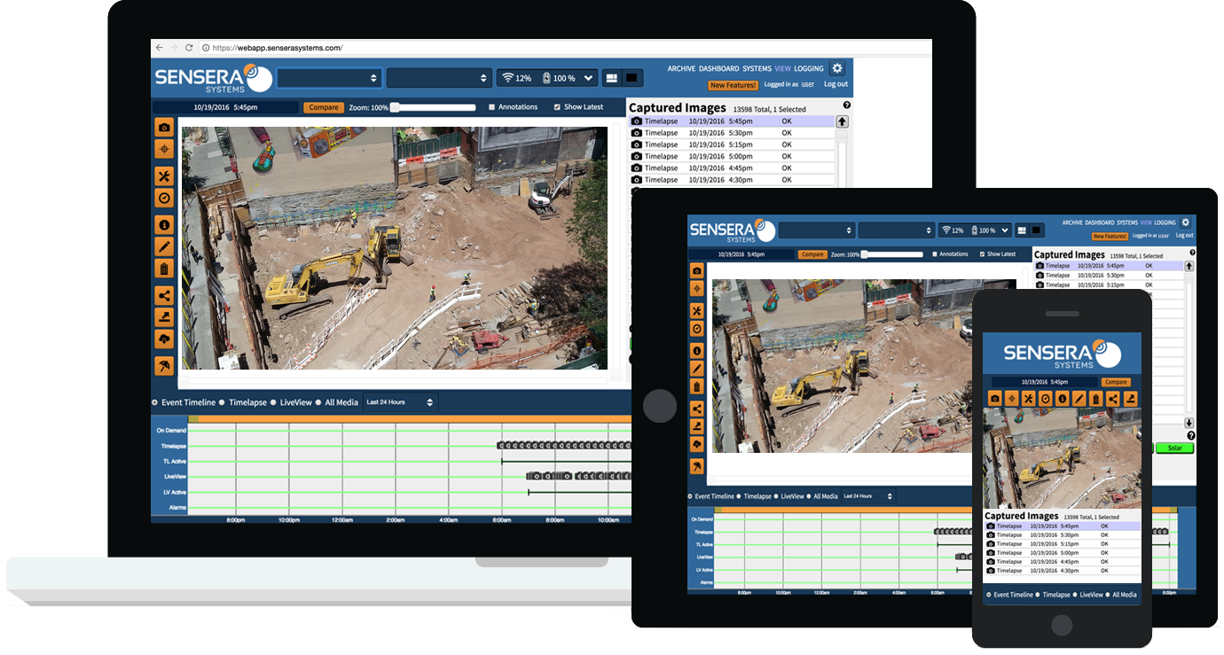 When selecting a jobsite solution, choose a cloud-based system that is easy to use, includes multi-site dashboards and is feature rich. This will ensure a higher level of user adoption, additional cameras can be added at any time and any software updates and new features are pushed to your system automatically.
