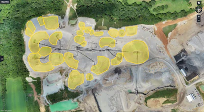 Haydon Materials has four quarries, so surveying stockpiles is a big job that requires continual knowledge and awareness of foundation patterns and distribution processes. Using drones has helped the company save both time and money.