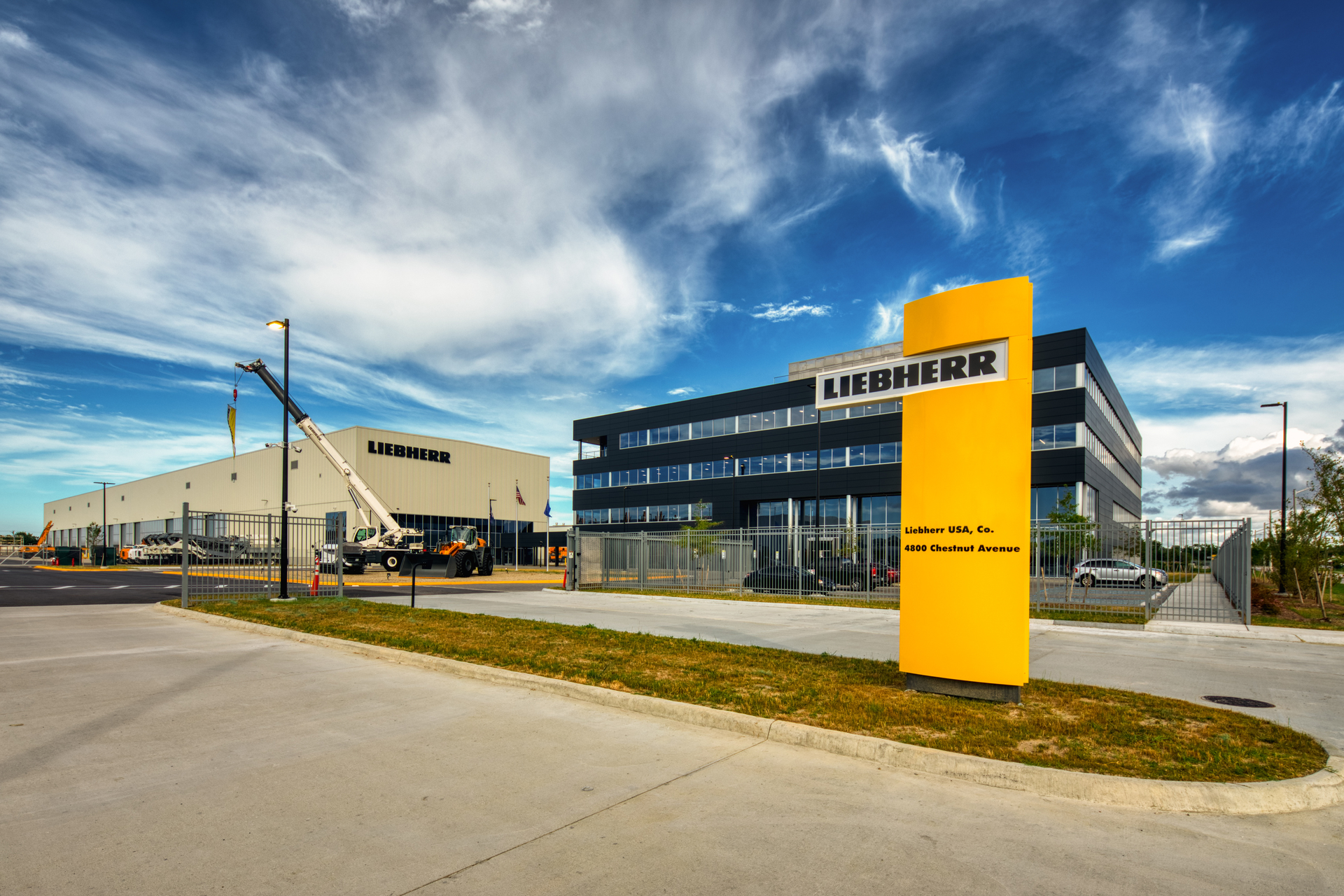 Liebherr USA, Co. headquarters in Newport News, VA.