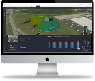 Leica ConX allows even non-experienced users to visualize and validate data in 2D and 3D localized on interactive maps.