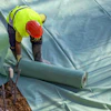 Installing a vapor barrier