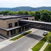 Flathead County South Campus sky bridge in Montana