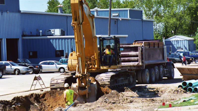 Excav Digging Trench