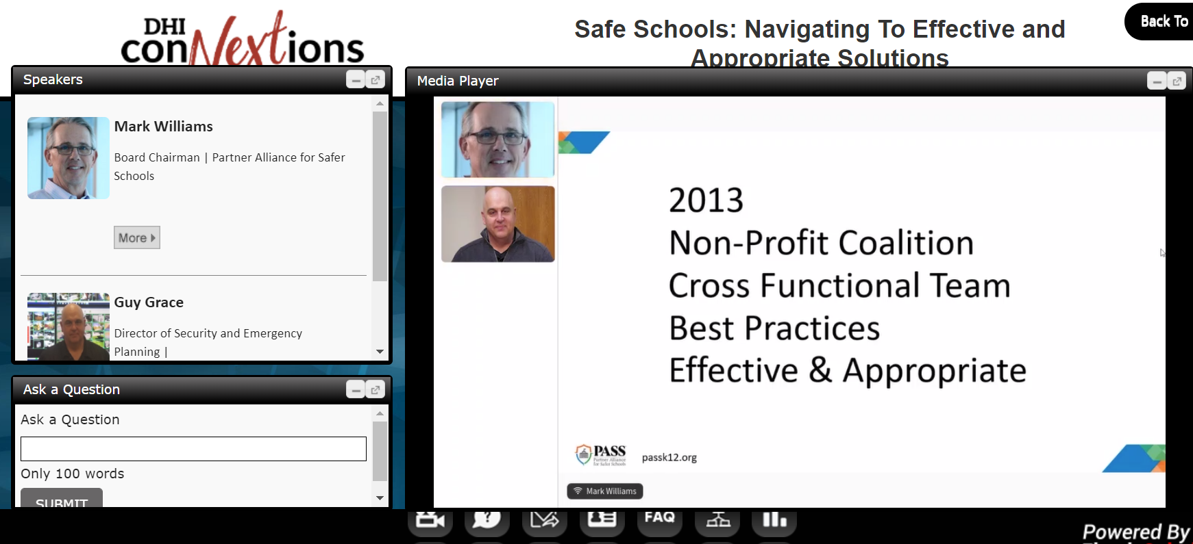 Mark William and Guy Grace's PASS presentation at DHI conNextions Virtual show 2020.