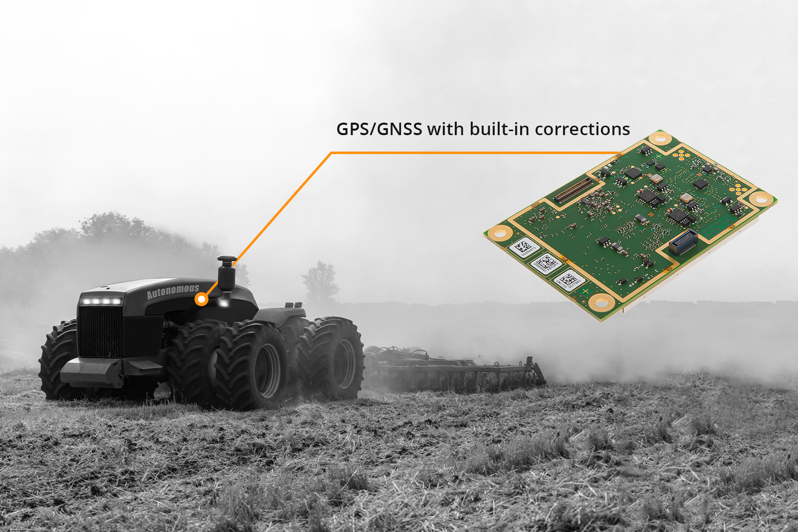 The small size and low power requirements of Septentrio's GNSS receiver are well suited to use on robots and other autonomous machines.