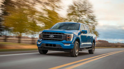 The Ford F-150 4x2 PowerBoost, with EPA-estimated ratings of 25 mpg city and 26 mpg highway, has an EPA-estimated range of 750 miles on a single tank of gas (Range calculation based on 30.6-gallon tank). The 4x4 PowerBoost-equipped truck has an EPA-estimated range of 700 miles on a single tank of gas.