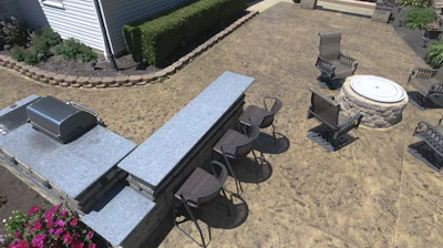 Repairing Stamped Concrete - Complete