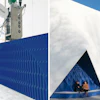 Commercial projects already deployed globally include the temporary EU building in Amsterdam.
