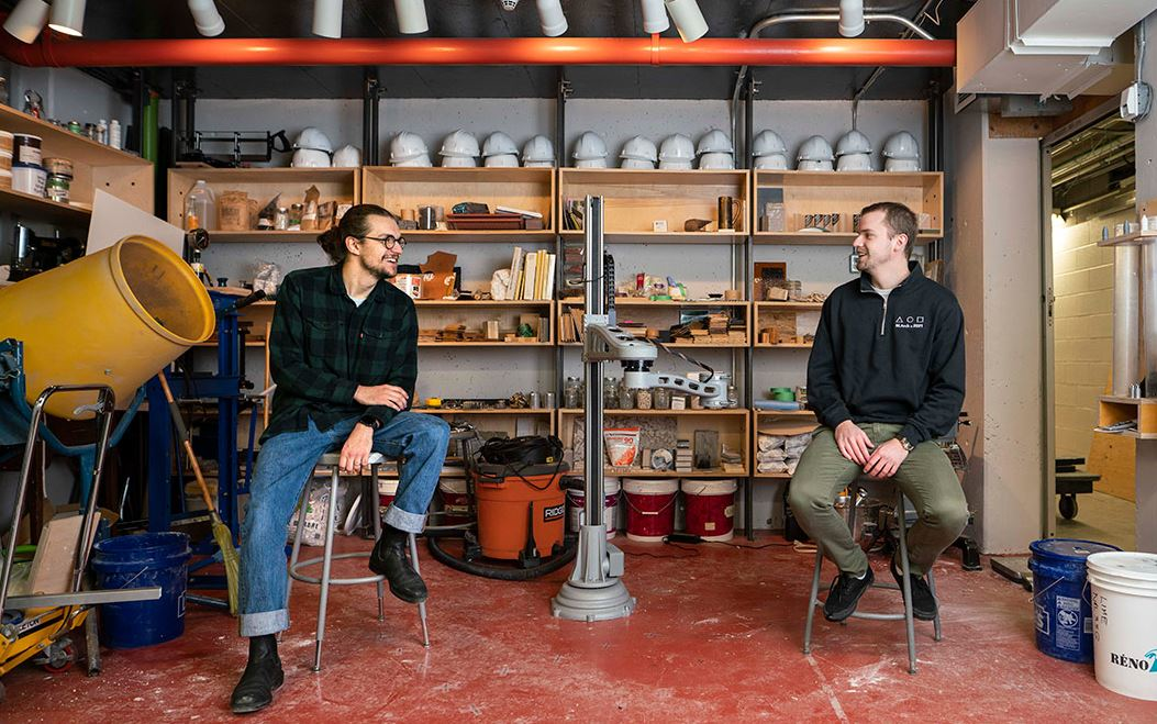 Carleton University students study low-carbon building materials