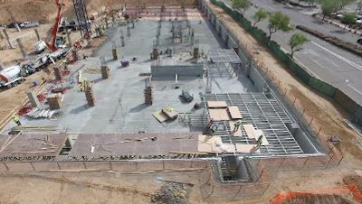 Drone remote construction sites
