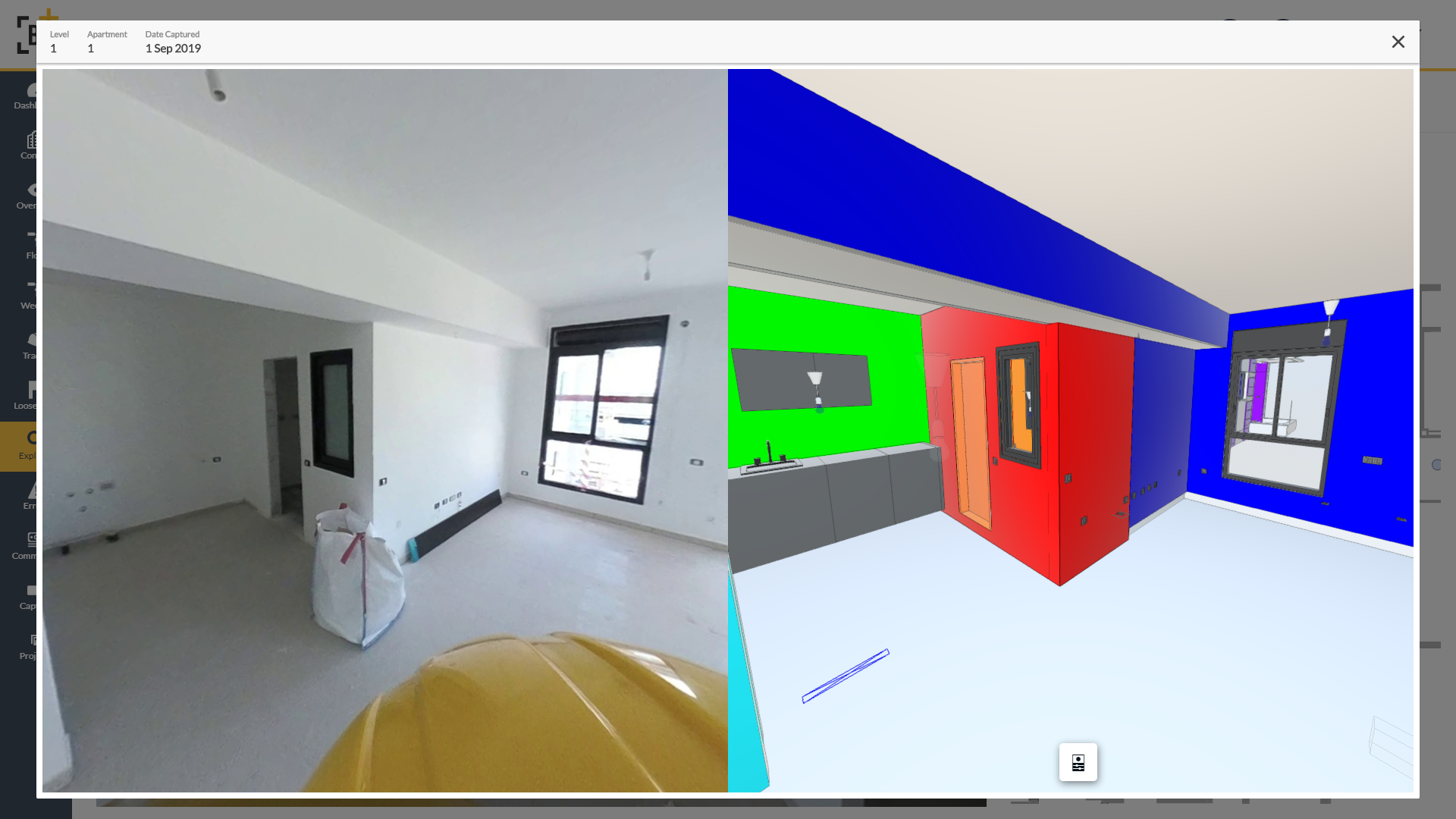 Buildots side by side comparison