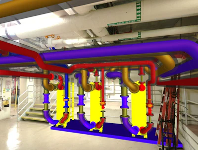 DJM mechanical pipe model