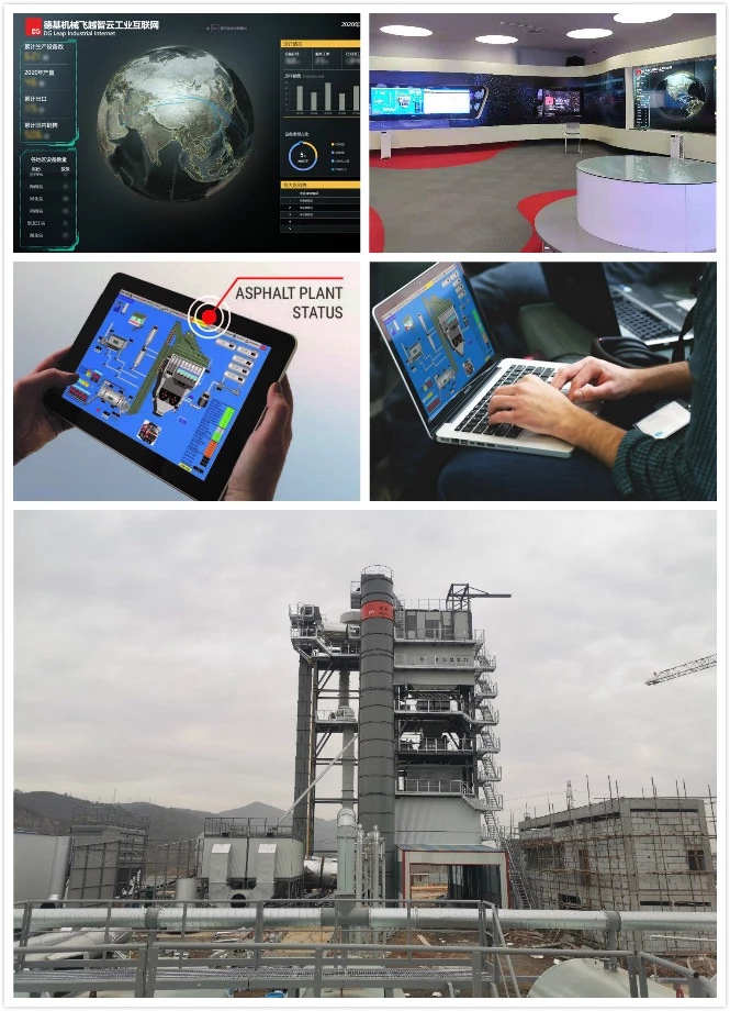 D&G Machinery launched the first 5G+ 'Industrial Internet' asphalt mixing plant in China which will allow for remote operation of the plant from over 500 miles away.
