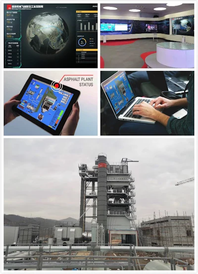 D&G Machinery launched the first 5G+ 'Industrial Internet' asphalt mixing plant in China which will allow for remote operation of the plant from over 500 miles away.