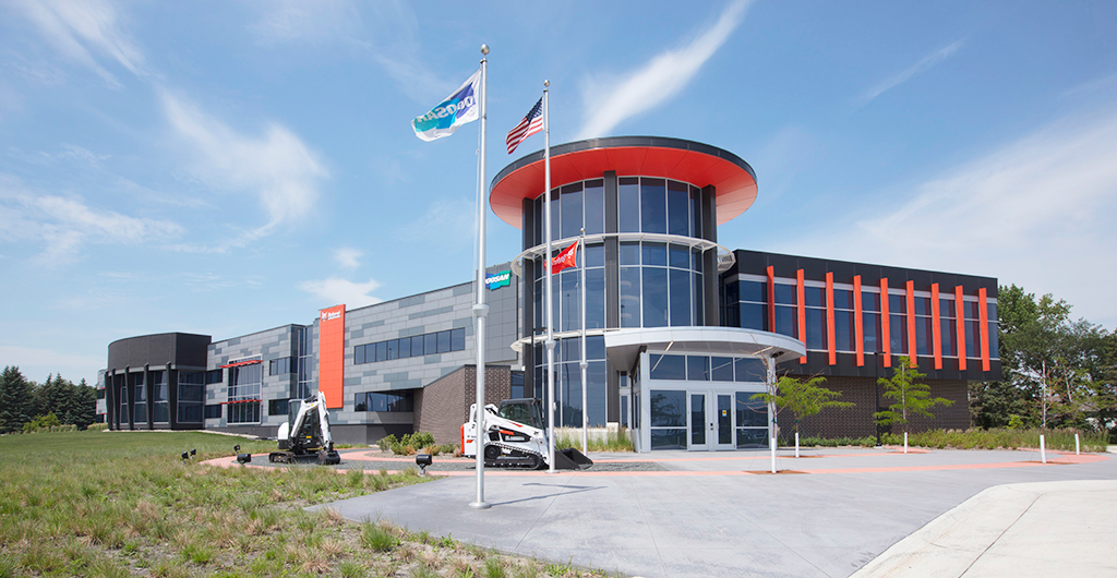 Doosan Bobcat North America Headquarters Exterior Entrance