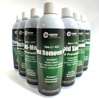 The EcoAir 422 - A Bio-Based Non-toxic Rust Remover