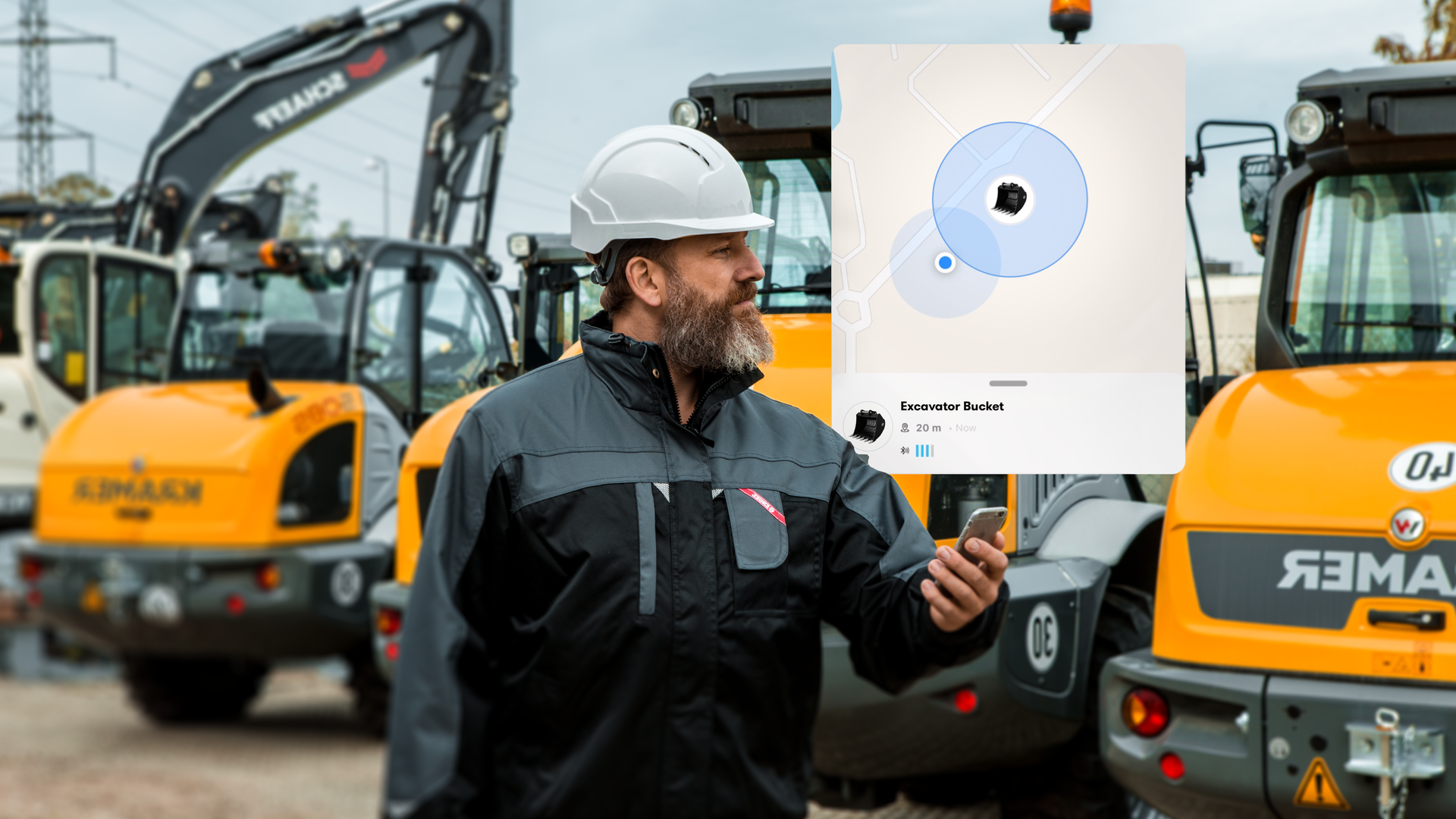 The average worker on a jobsite spends 10% of every working day searching for tools and attachments. That’s an issue when you are on a time critical job and a certain function or process requires you to be there with the right tool.