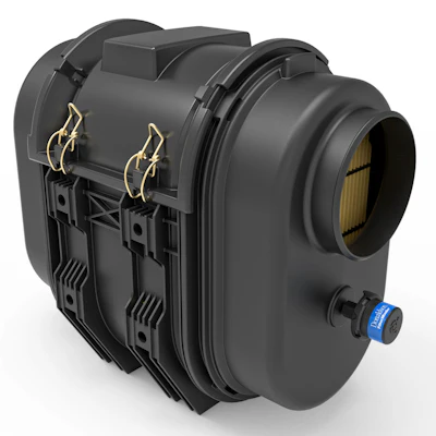 Donaldson's Filter Minder wirelessly transmits data on filter life to aid with maintenance planning.