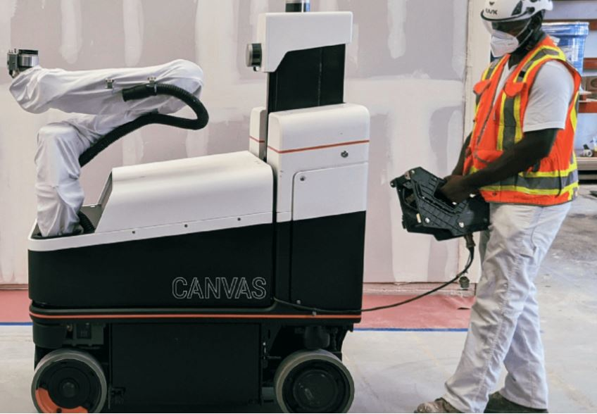Canvas robot