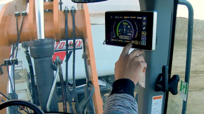 The payload system is integrated directly into the primary operator display and provides bucket weights, pass counts, accumulated or running weight, job tracking data and more.