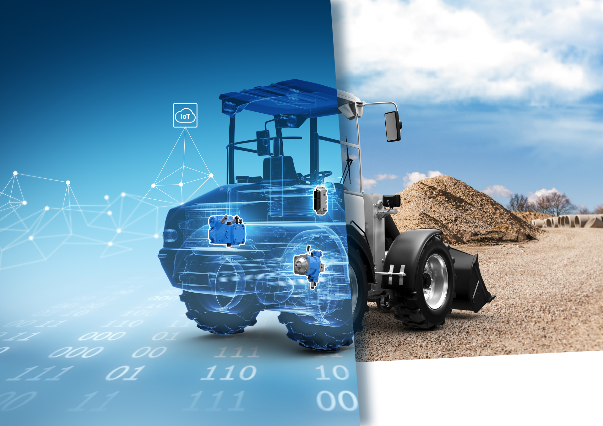 Integration of electronics and software enables improved hydraulic and overall machine performance.