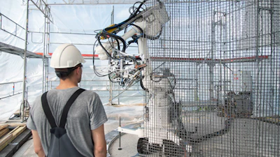 Mesh mould and in situ Fabricator at ETH Zurich