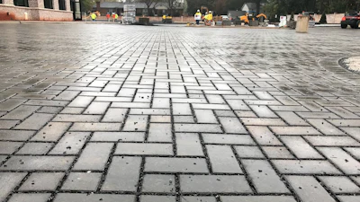Case Study Randolph N.C. Parking Lot Belgard Permeable Interlocking Concrete Pavers
