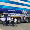 From left to right: Marcos Cunzolo (General Director, Cunzolo), Anilton Leite (Sales Manager, Tadano Brazil), Rodolfo Cunzolo (President, Cunzolo), Masatoshi Hirano (President, Tadano Brazil), and Renata Cunzolo (Financial Director, Cunzolo).