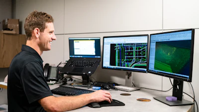Veit’s Construction Technology team uses Trimble Business Center to create and modify models to share with field crews, and WorksManager to wirelessly transfer data such as 3D constructable models to the sites.