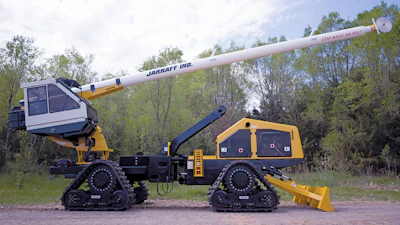 The Jaraff All-Terrain Tree Trimmer and LineBacker Brush Cutter are now available in Quad Track configurations.