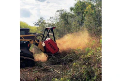 Randy R. Mitchem, Inc. is using a Fecon BLACKHAWK mulcher head such as the one shown to complete a variety of land clearing projects.
