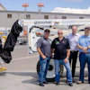 Alden Equipment Inspecting The First Snorkel A46 Jrt In The Order With Members Of The Snorkel Team In Henderson, Nevada (see Press Release For Full Caption)