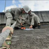 GSSI using the Structure Scan™ Mini XT to refine the dam survey area.