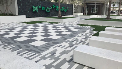 Using Concrete Pavers to Create a Safe Retail Plaza