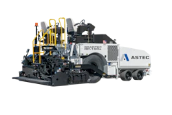 Roadtec Rp 190 Highway Class Asphalt Paver Clipped