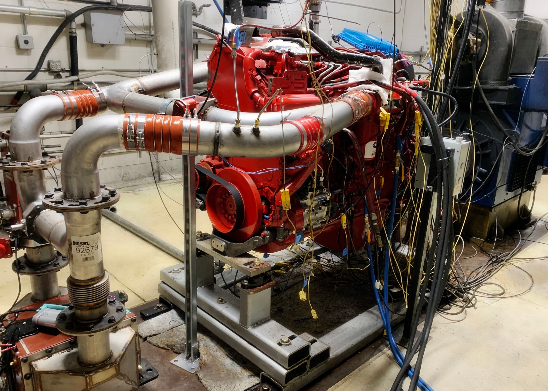 Testing of the ClearFlame technology has shown performance and efficiency equal to that of a traditional diesel engine.