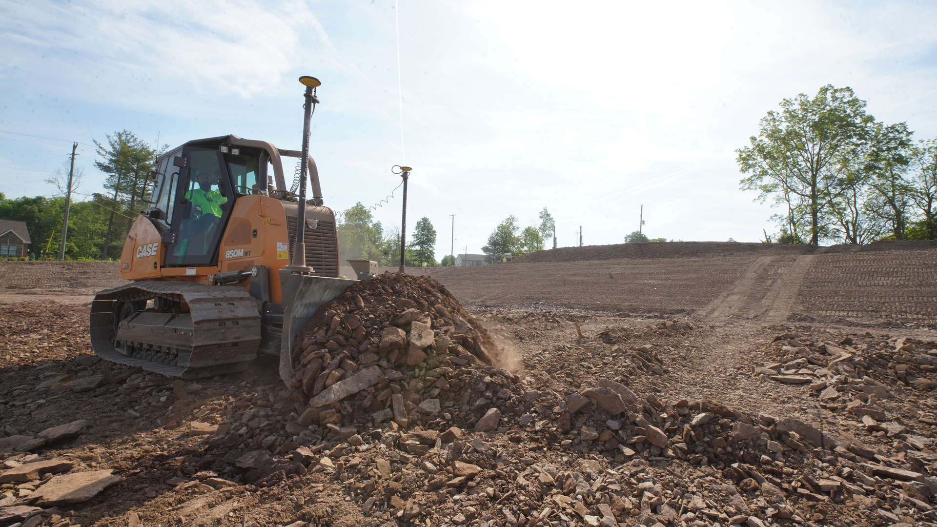 MacMor Construction was one of the first contractors to take delivery of a Case factory fit dozer earlier this year. The goal with adding machine control was to be more competitive with production on jobs.